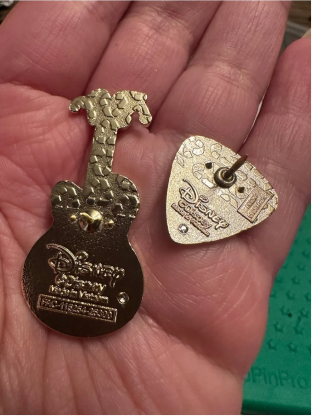 Disney Loungefly Quasimodo Hunchback of Notre Dame Guitar and Pick Pin Set